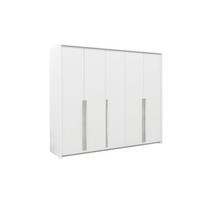DREHTÜRENSCHRANK AZIR 255/217/65 cm 4-türig Weiß - Weiß, Holzwerkstoff (255/217/65cm) - MASSENO
