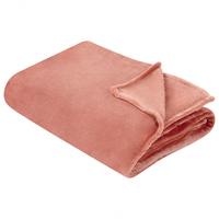 DECKE Rot Bayburt 200/220 cm - Rot, Textil (200/220cm) - Beliani
