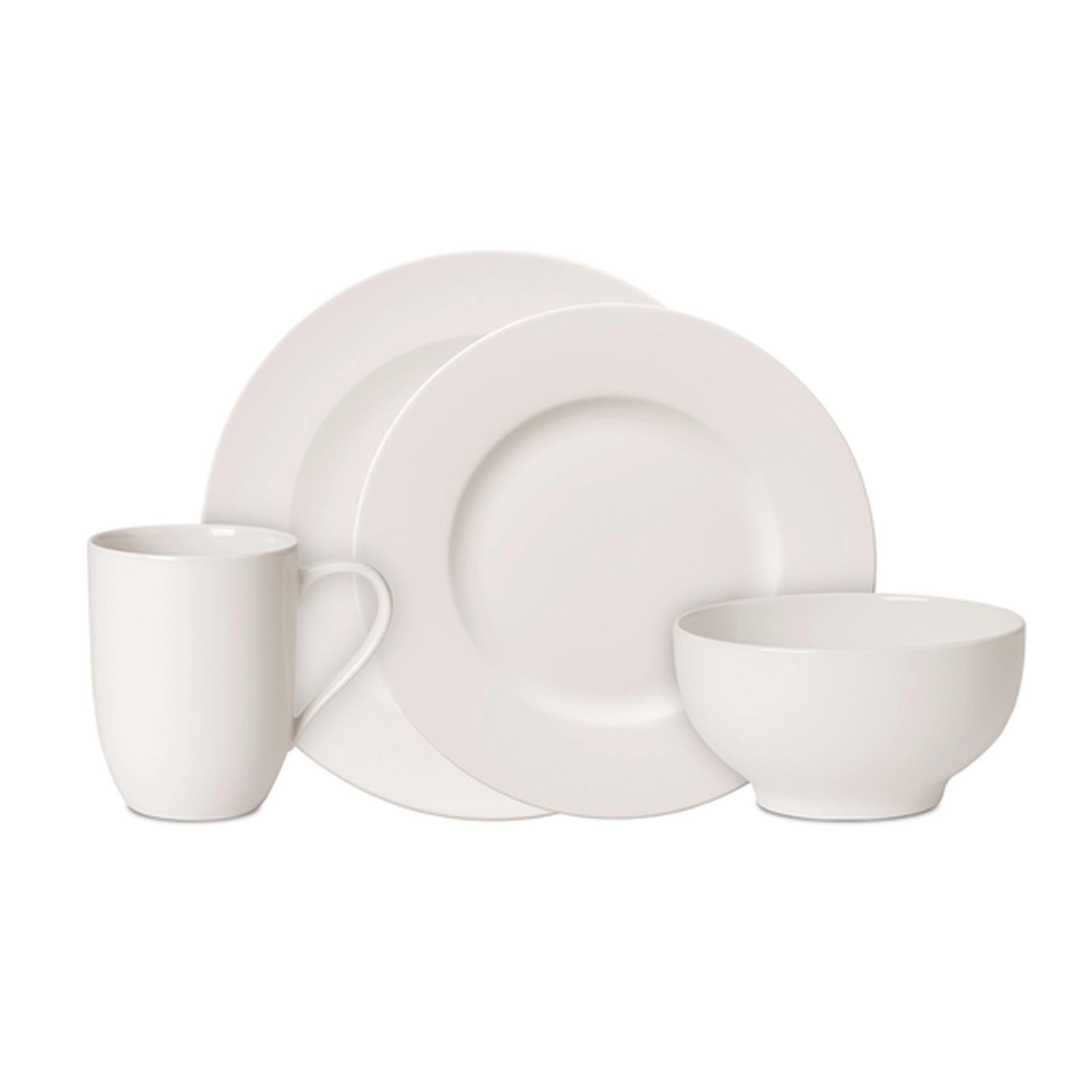 GESCHIRRSERVICE For Me weiß 16-tlg. - Weiß, Keramik (2/2/2cm) - Villeroy & Boch