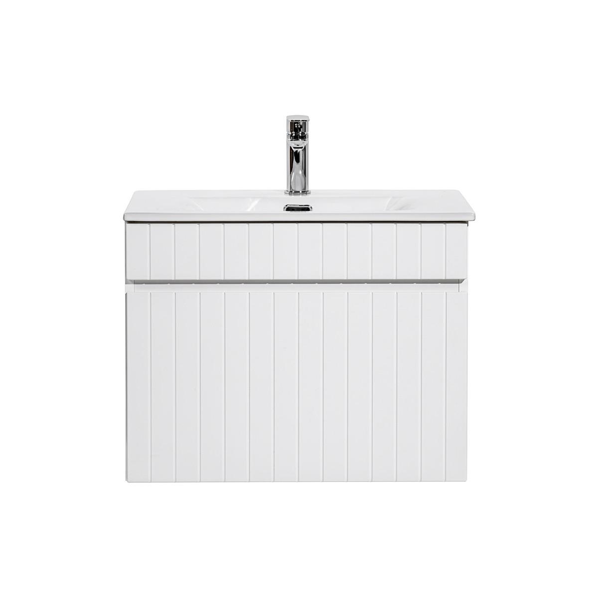 WASCHTISCH 60cm Zelie Weiß - Weiß, Holzwerkstoff (60/46/45cm) - Petits-meubles