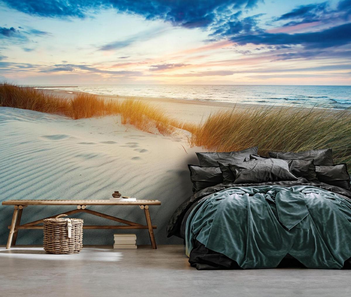 FOTOTAPETE Strand Meer 400x280 - Multicolor, Papier (400/280cm) - Wallarena