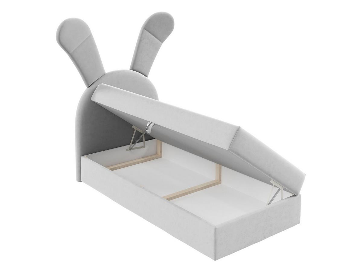 BOXBETT Bunny Light, Seite: Rechts - H3 - Blau/Schwarz, Holz/Textil (100/200cm) - MIRJAN24