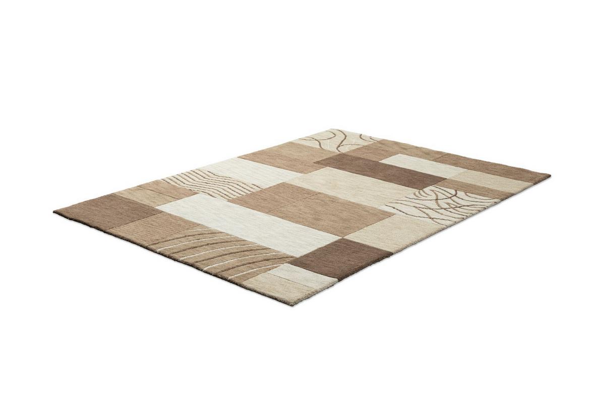 HANDTUFTTEPPICH Royal Domas 70x140 cm - Braun, Textil (70/140cm) - THEKO