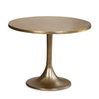 COUCHTISCH Klein Gold Metall Rund 60x60x46,5 cm Modern - Goldfarben, Metall (60/60/47cm) - KADIMA DESIGN