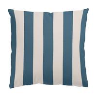 DEKOKISSEN Ocean Blue Große Streifen 40/40 cm - Blau, Textil (40/40/10cm) - Bilderwelten