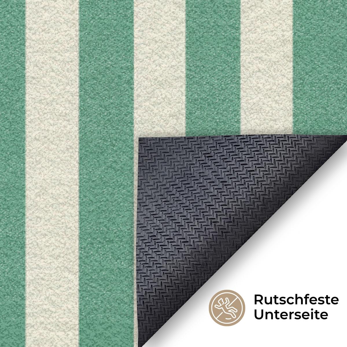 FUSSMATTE Krebs - Streifen - Realistisch - Sommerlich Schmutzmatte 150x90 cm - Multicolor, Kunststoff (150/0.4cm) - MuchoWow