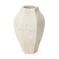 KERAMIKVASE cremeweiß, H 31 cm - Beige, Keramik (31cm) - Hometopia