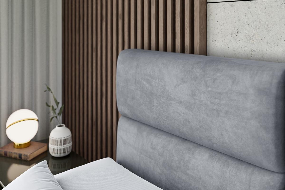 BOXBETT BOXI3-Z - 140x200 cm - H4 - Grau - Grau, Holzwerkstoff (140/200cm) - ALTDECOR