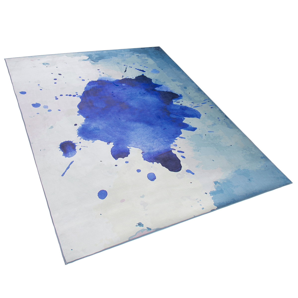 KURZFLOR-TEPPICH Odalar 230/160 cm - Blau, Kunststoff (160/230cm) - Beliani