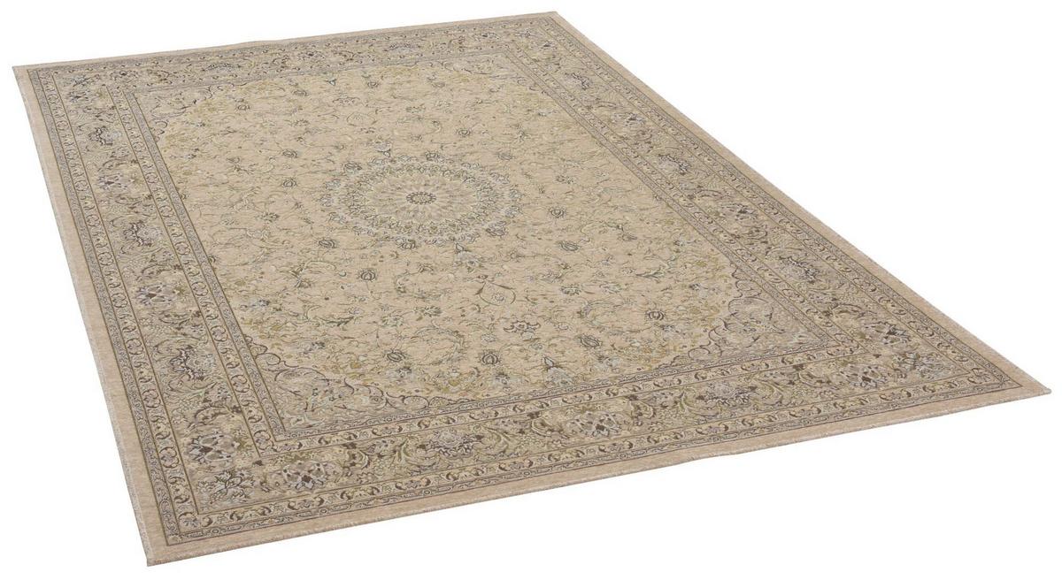 FLACHWEBTEPPICH Flomi Garden 60x90 cm - Beige, Textil (60/90cm) - THEKO