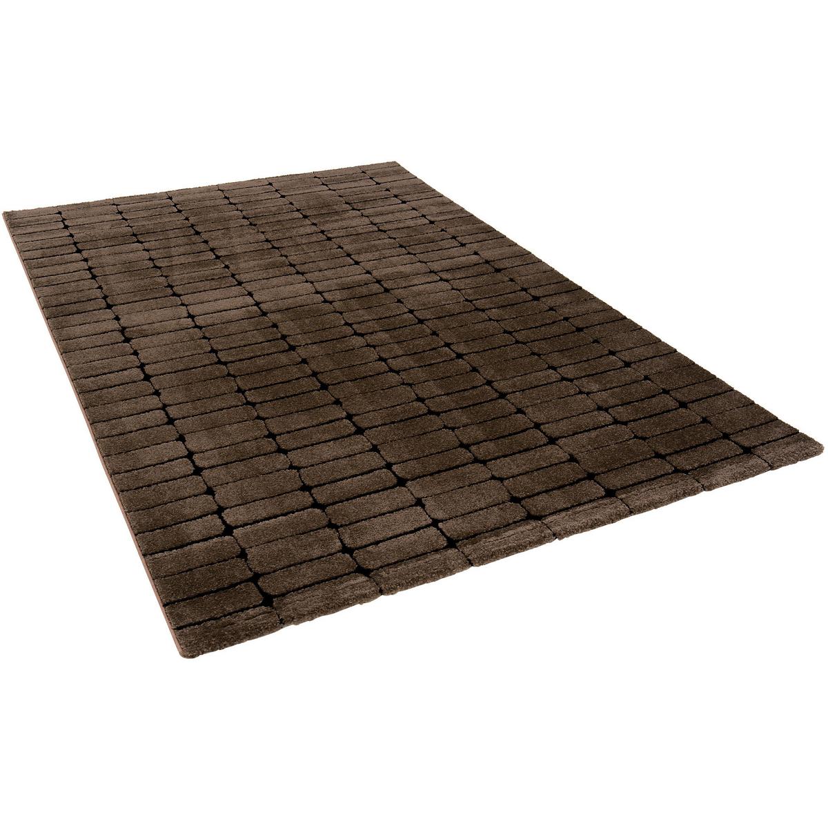 DESIGNER TEPPICH NOSY MODERN - Braun, Textil (80/150cm) - Pergamon