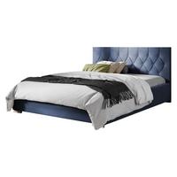 POLSTERBETT Sky Tap - Blau, Holz (160/200cm) - MIRJAN24