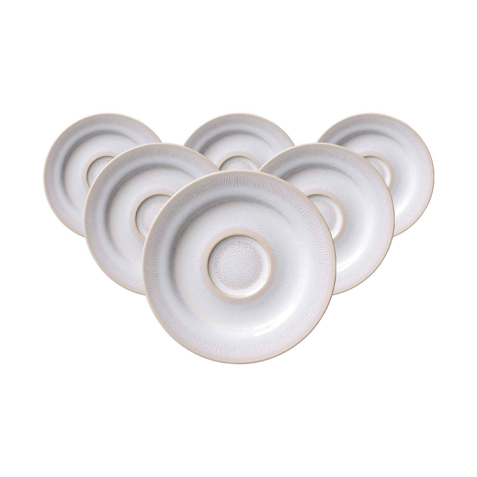 KAFFEEUNTERTASSEN Laredo beige ø 15,5 cm 6er Set - Beige, Keramik (15.5cm) - Ritzenhoff Breker