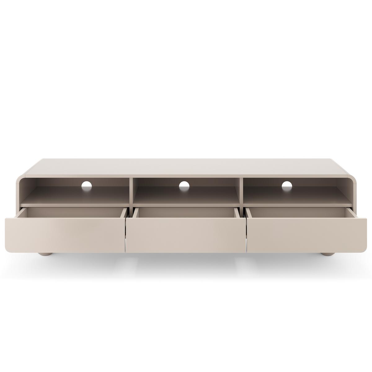LOWBOARD TONDO 180/44/39 cm, Kaschmir - Kaschmir, Holzwerkstoff (180/44/39cm) - MASSENO