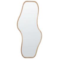 WANDSPIEGEL 80/180 cm Paulownia-Holz Naturfarben Biollet - Braun, Holz (80/180/3cm) - Beliani