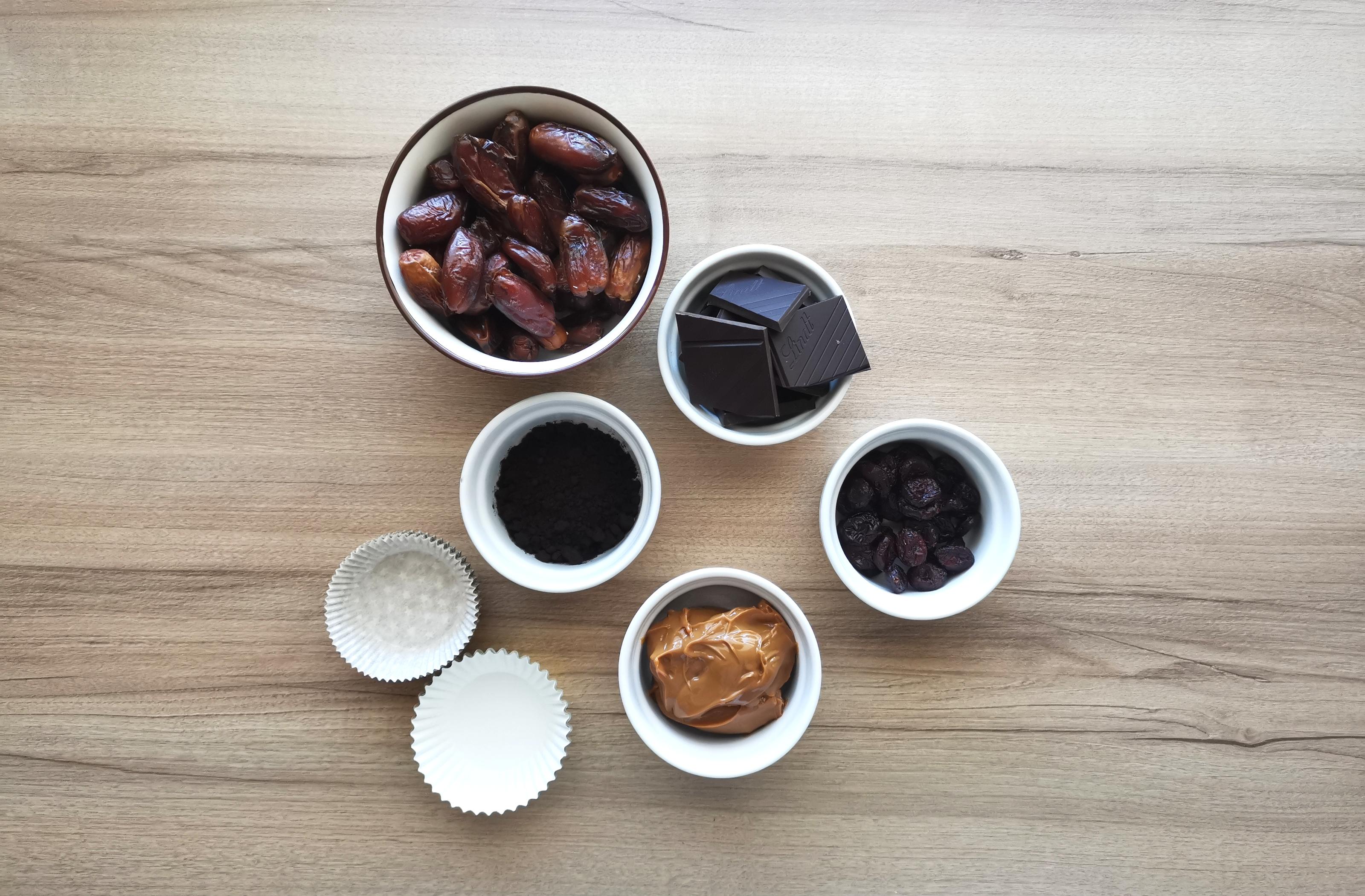 Produkty potrzebne do przygotowania koszyczków bez pieczenia