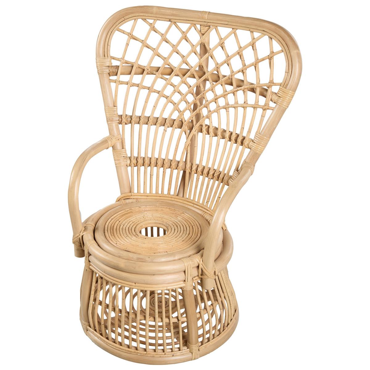 KINDERSESSEL Naturfarben Temeni - Naturfarben, Naturmaterialien (53/71/48cm) - Beliani
