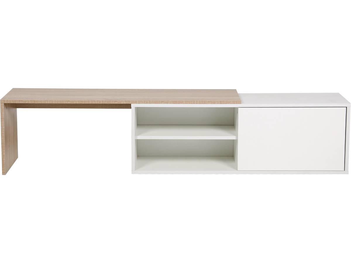 COUCHTISCH melinda weiss - Weiß, Holz (209/32/36cm) - Habitat Garten