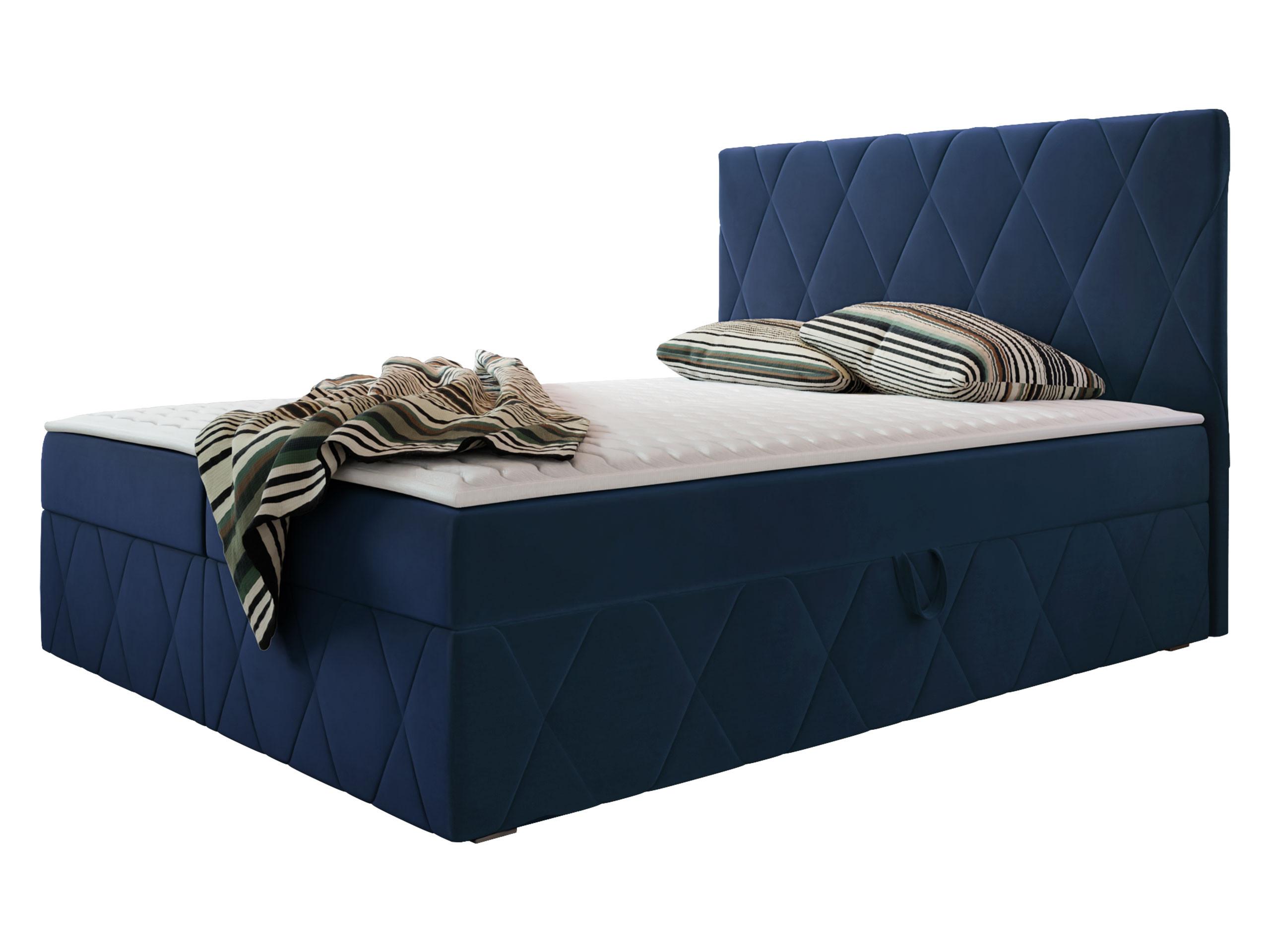 BOXBETT Simoti - H3 - Dunkelblau, Holzwerkstoff (160/200cm) - MIRJAN24