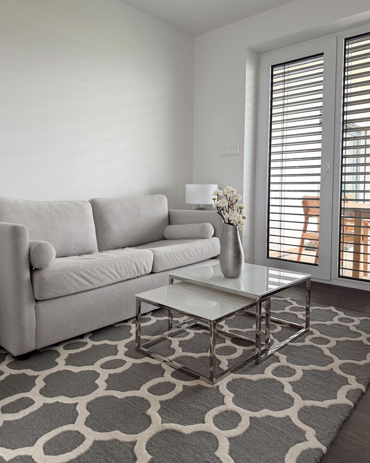 KURZFLOR-TEPPICH Zile 230/160 cm - Grau, Textil (160/230cm) - Beliani