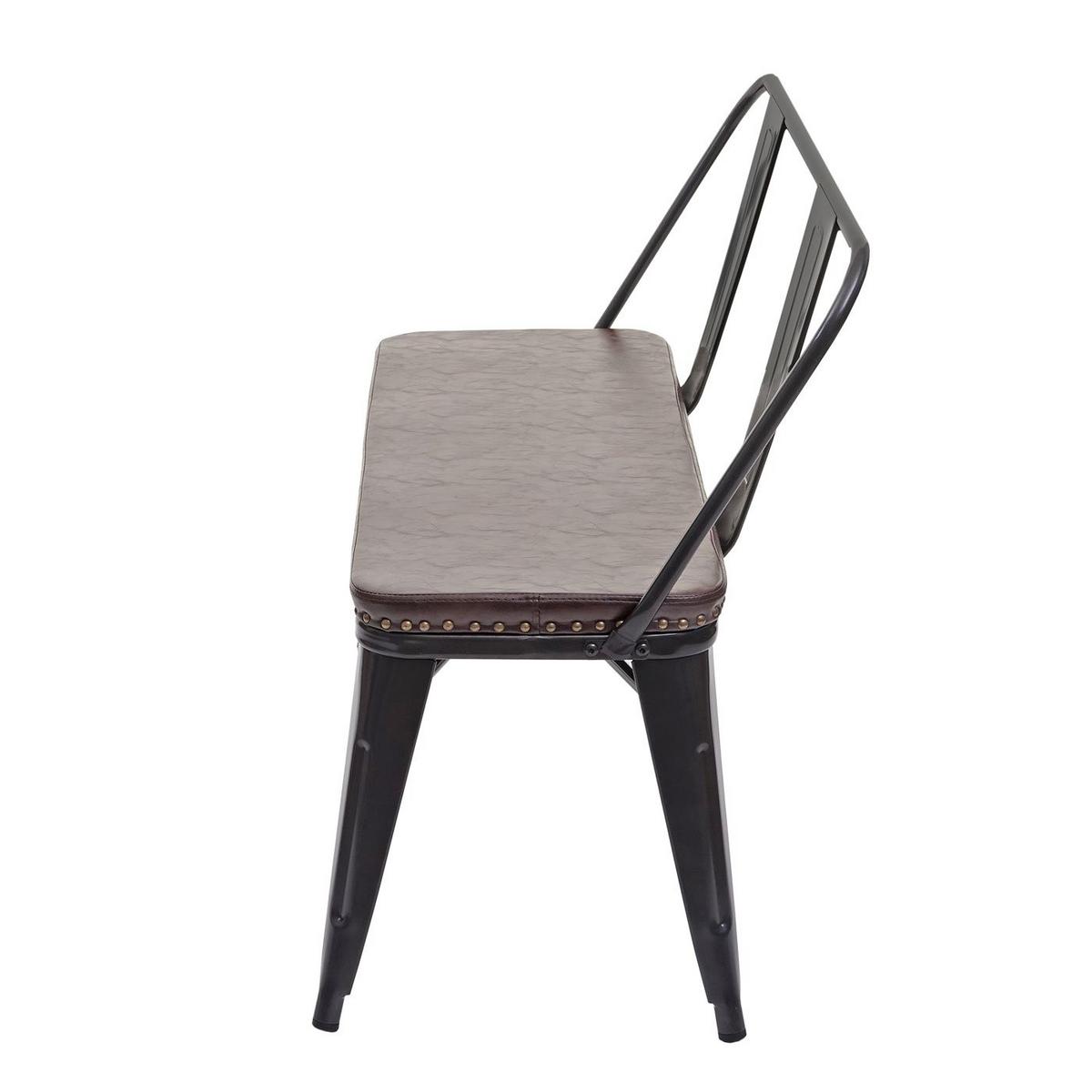ESSZIMMER-SET Braun 4er-Set - Braun, Metall (120/115/60cm) - MCW