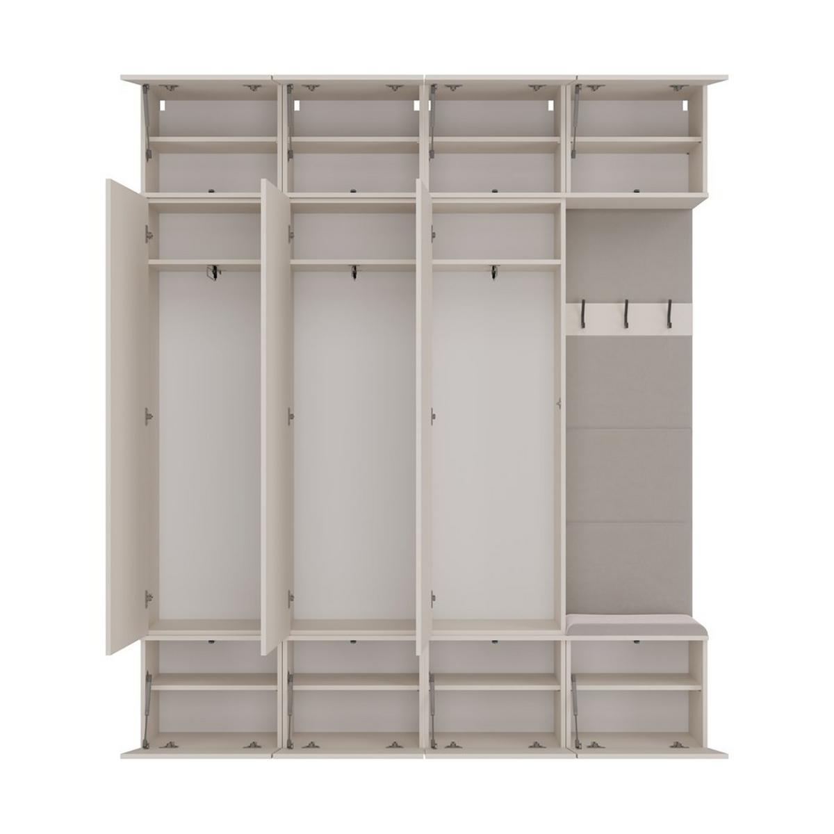 GARDEROBENSCHRANK modern, Schrank Set Kleiderschrank - Schuhschrank Kaschmir 200/238/35 - Kaschmir, Holzwerkstoff (200/238/35cm) - RAUMHIRSCH FURNITURE