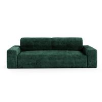 SOFA Fabio 3 Sitzplätze Grün - Grün, Holz (260/82/102cm) - Petits-meubles