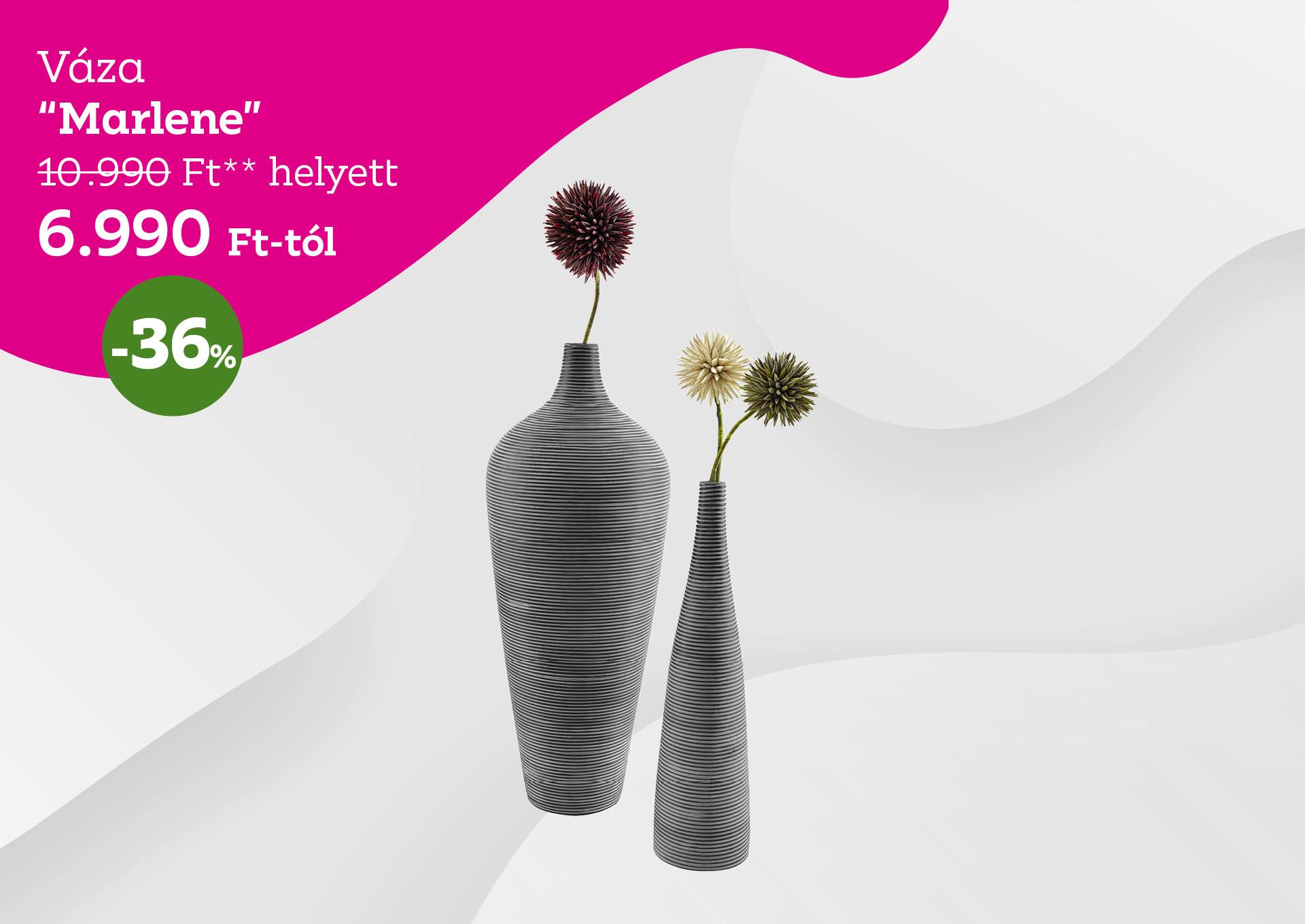 Váza MARLENE 10990 Forint helyett 6990 Forint, kedvezmény mértéke 36%