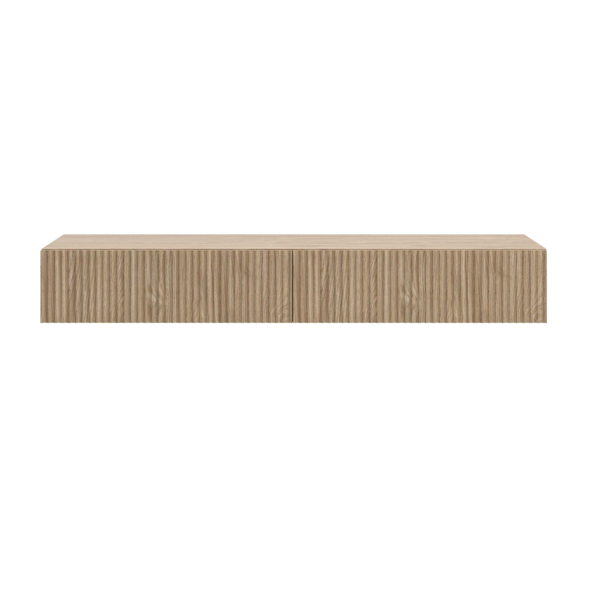 SCHMINKTISCH Nolie Eichenholzoptik 110 cm - Eichefarben, Holzwerkstoff (110/17/40cm) - Selsey