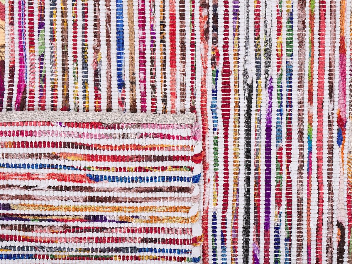TEPPICH geflochten Bartin 230/160 cm - Multicolor, Kunststoff (160/230cm) - Beliani