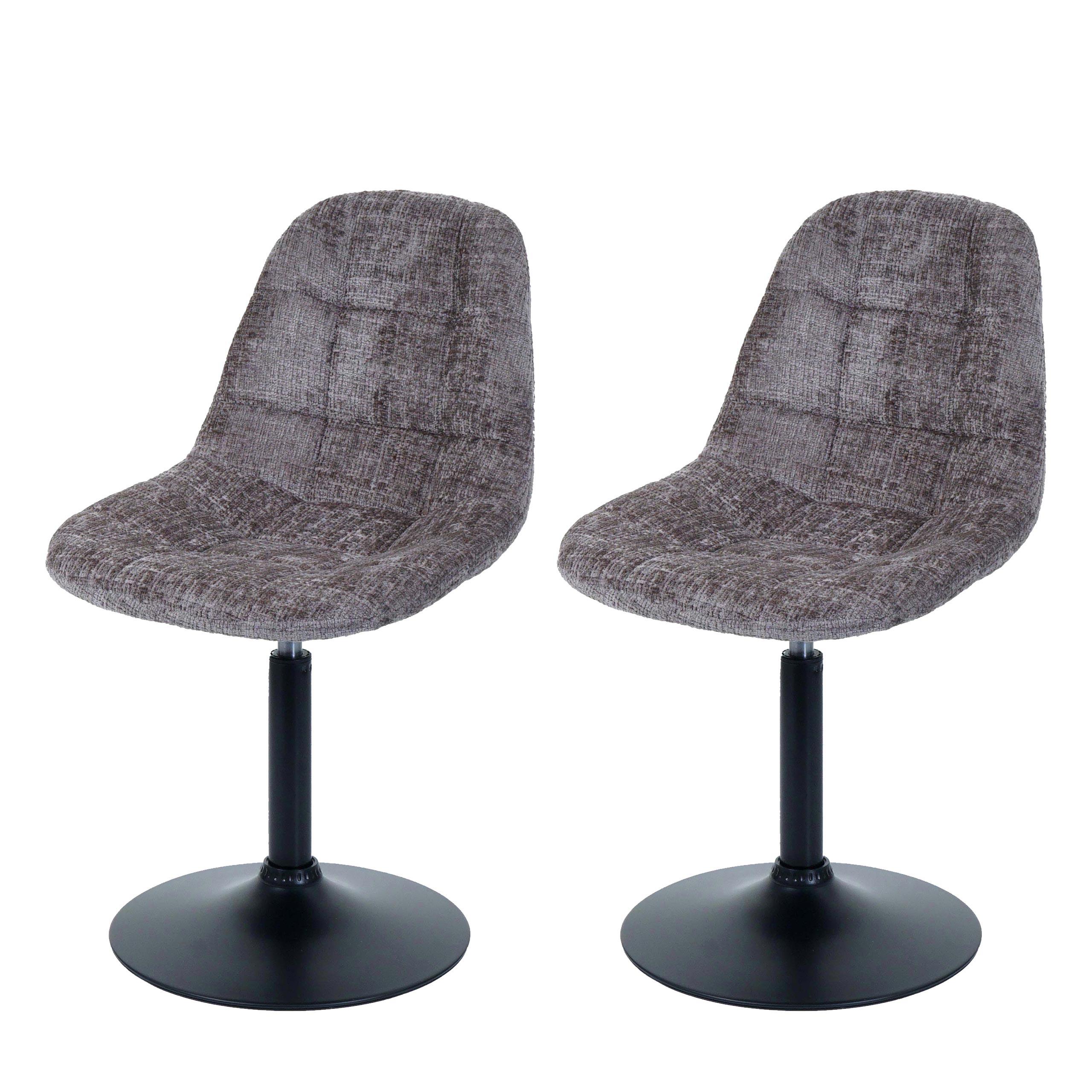 ESSZIMMERSTUHL Braun 2er-Set - Braun, Textil (47/83/43cm) - MCW