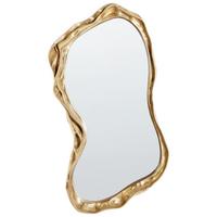 WANDSPIEGEL 38/75 cm Gold Sery - Goldfarben, Glas (38/75/6cm) - Beliani