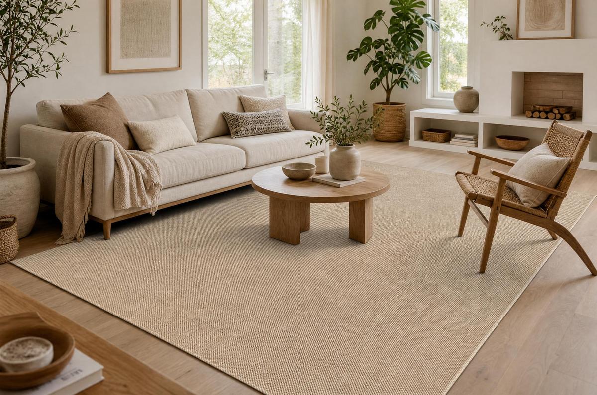 TEPPICH Casablanca LOOM 150/200 cm - Beige, Textil (150/200cm) - rugsX