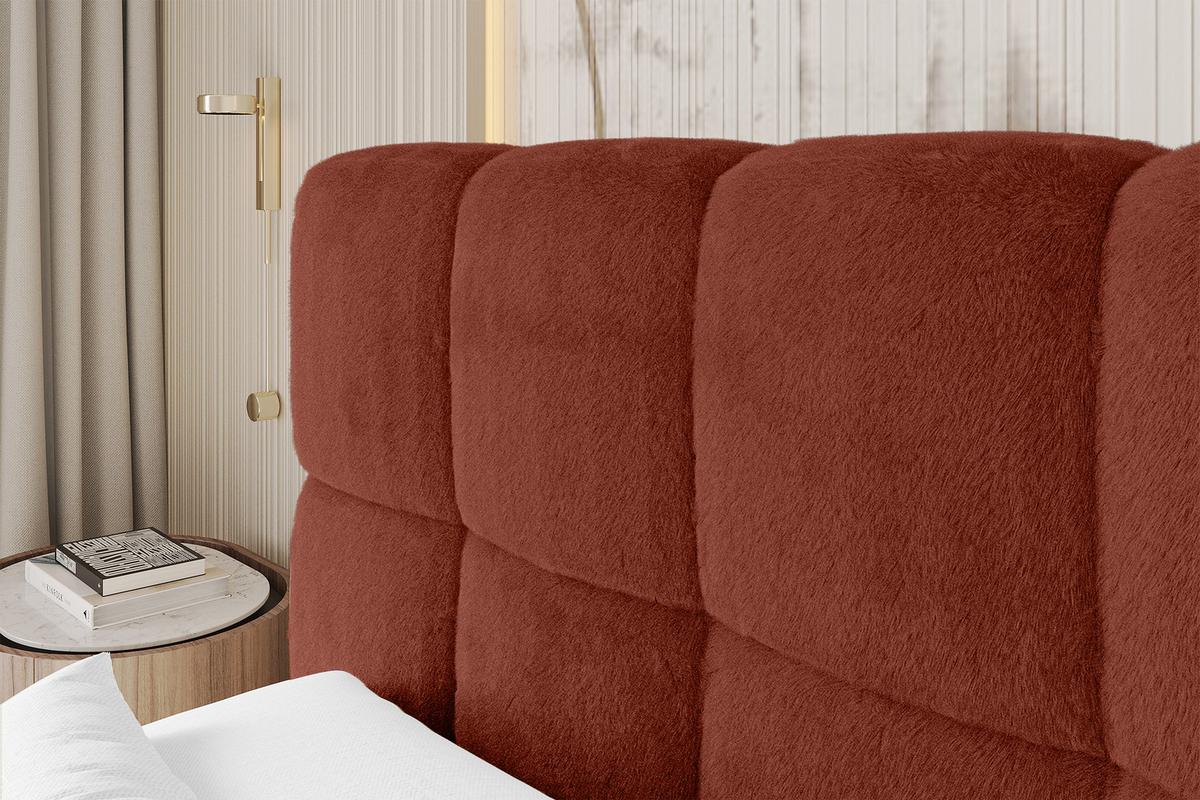BOXBETT - AURI-H4 - 200x200 Terrakotta Lapitt - Terracotta, Holzwerkstoff (200/200cm) - ALTDECOR