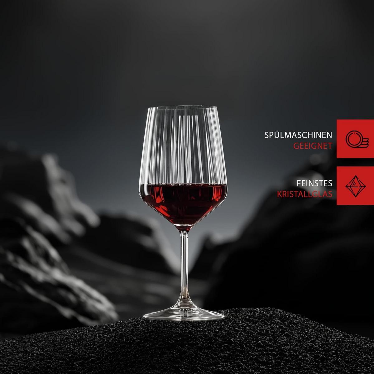 ROTWEINGLÄSER Lifestyle transparent 630 ml 4er Set - Transparent, Glas (0.63L) - Spiegelau