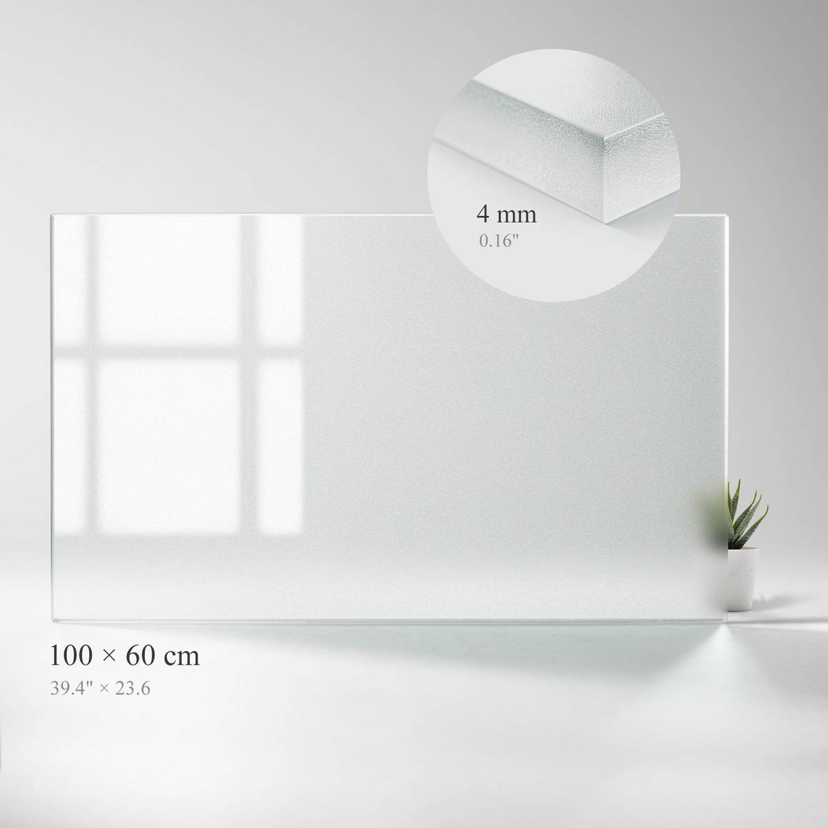TISCHPLATTE 100x60 cm - Transparent, Glas (60/100/0.4cm) - Wallfluent
