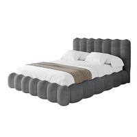 POLSTERBETT mit Bettkasten und Lattenrost, Boxbett ohne Matratze - SORA 180x200 Dunkelgrau - Anthrazit, Holzwerkstoff/Textil (180/200cm) - ALTDECOR