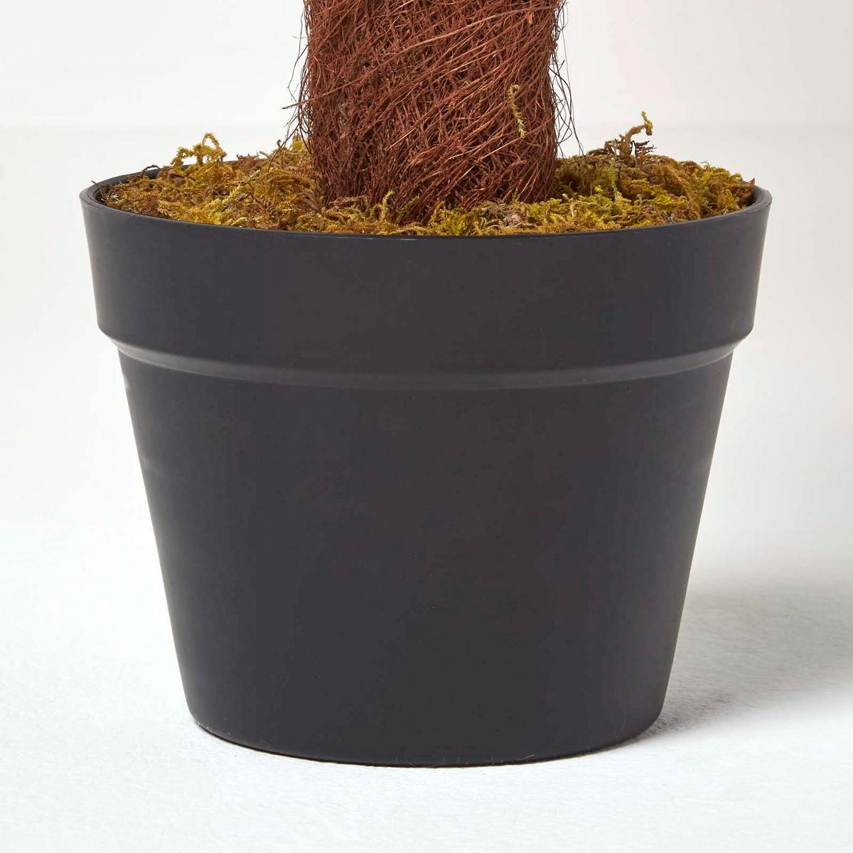 KUNSTPALME Mini, 120 cm - Grün, Kunststoff (120cm) - Homescapes