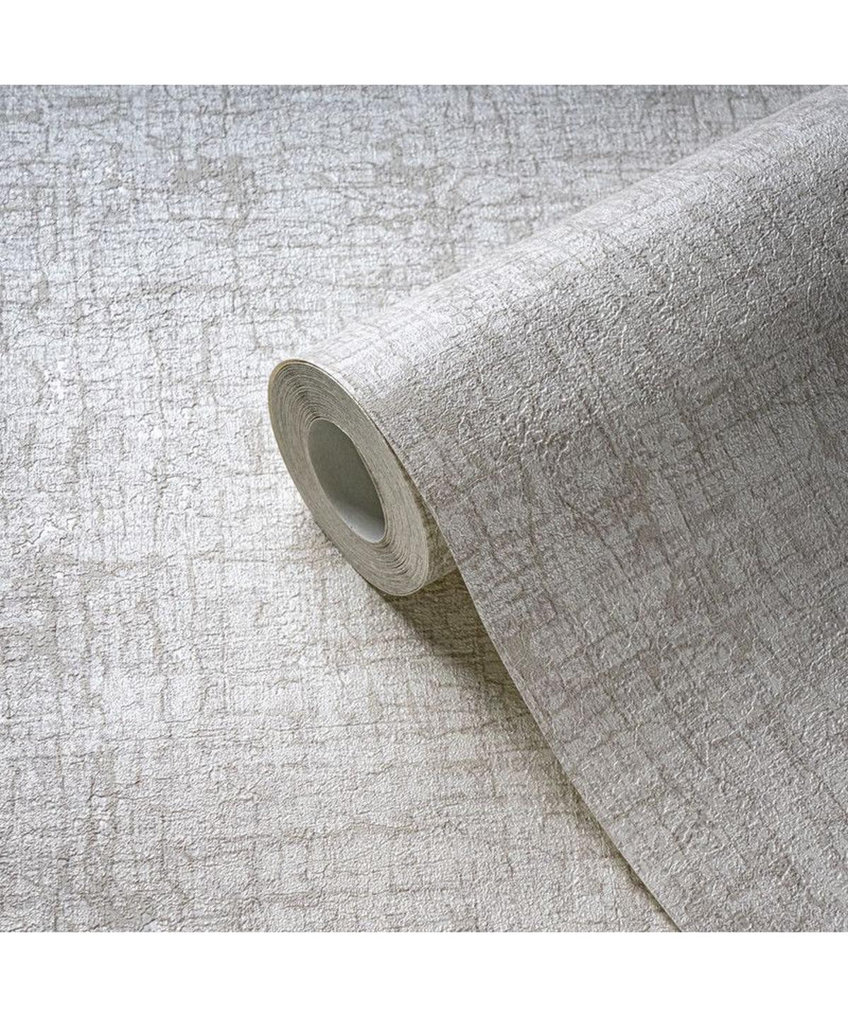 VLIESTAPETE Weiß 53/1005 cm - Beige, Textil (53/1cm) - KUNSTLOFT