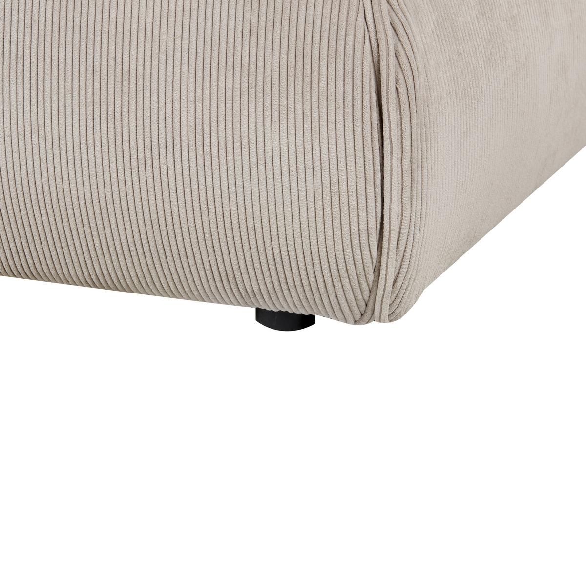 WASSERBETT 160x200 cm Beige Vinay - Taupe, Textil (160/200cm) - Beliani