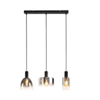 PENDELLEUCHTE Marsicano 55/5/180.5 cm - Schwarz, Metall (5/55/180.5cm) - Nettlife