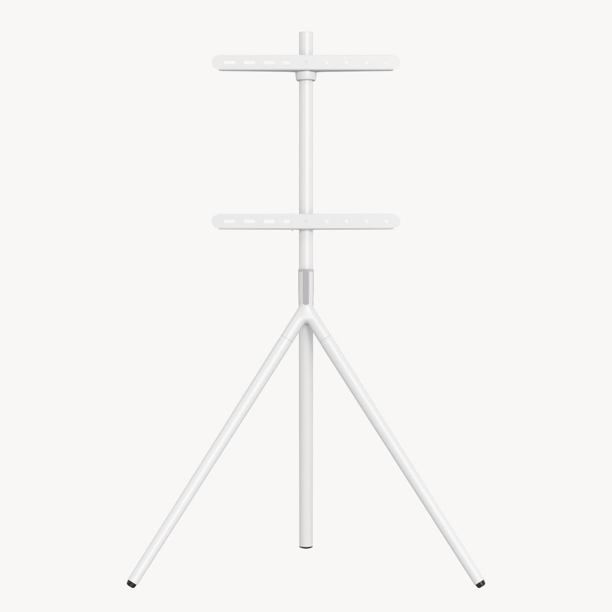 TV-HALTERUNG Valle - Weiß, Kunststoff/Metall (85.5/137/46.5cm) - pro.tec