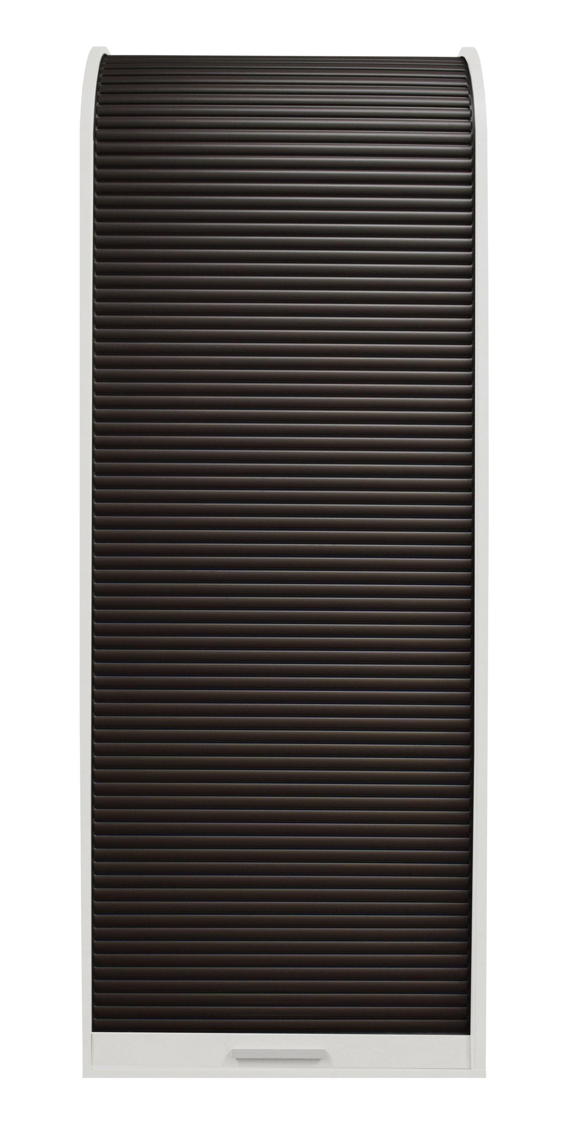 JALOUSIESCHRANK Eadith 69 x 44 x 192 Rollladenschrank Weiß Matt Lack/Graphit - Graphitfarben/Weiß, Holz (69/192/44cm) - 58aufmkessel
