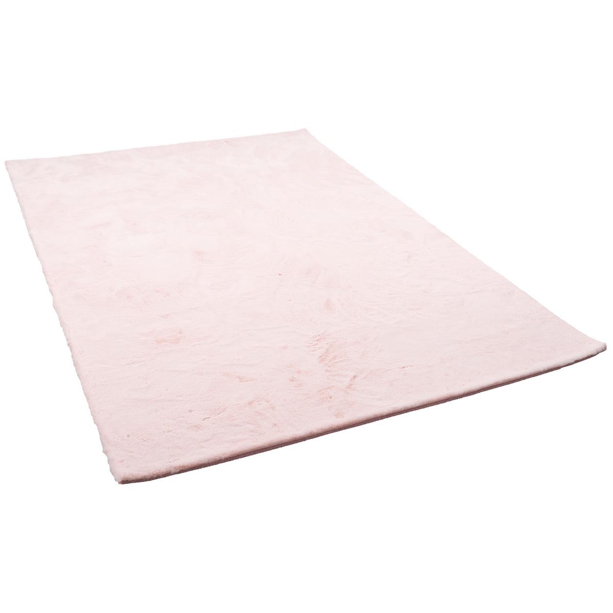 FELLTEPPICH LUXUS SUPER SOFT PLUSH - Rosa, Textil (160/230cm) - Pergamon