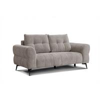 SOFA SALVINI 2,5-Sitzer, dunkelbeige - Beige, Holz/Textil (206/88/99cm) - Wozimo
