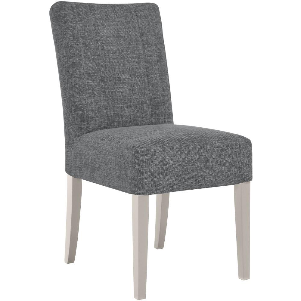 STUHL FREYA mit kaschmirfarbenen Holzbeinen, Polsterstuhl, Dunkelgrau - Kaschmir/Dunkelgrau, Holz (47/94/42cm) - Beautysofa