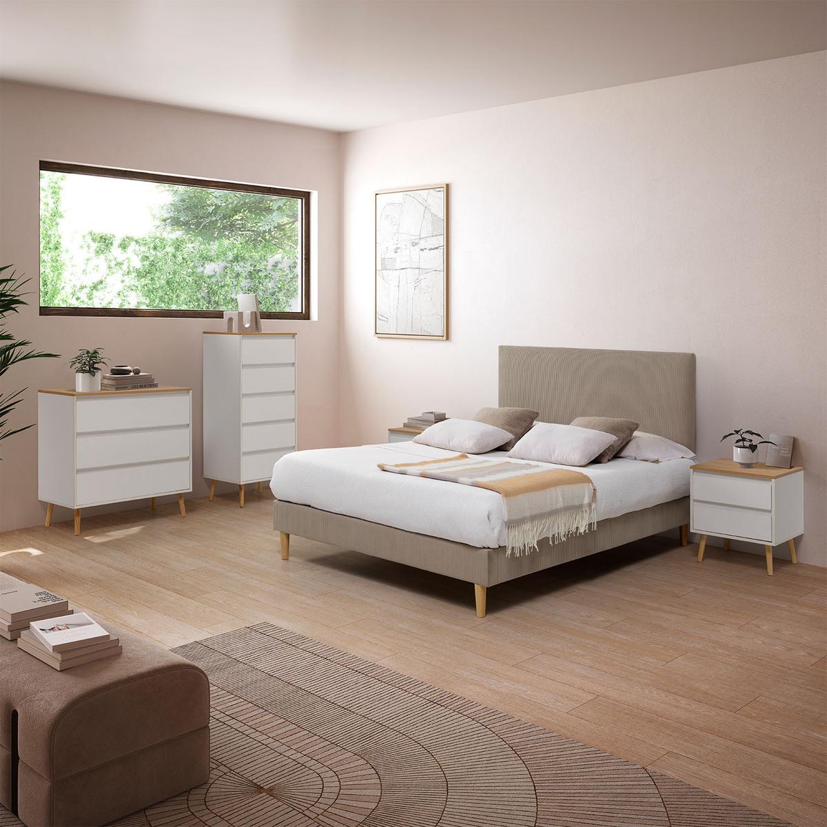 KOMMODE 80/80/40 Desi Weiß - Weiß, Holzwerkstoff (80/80/40cm) - VS Venta-stock