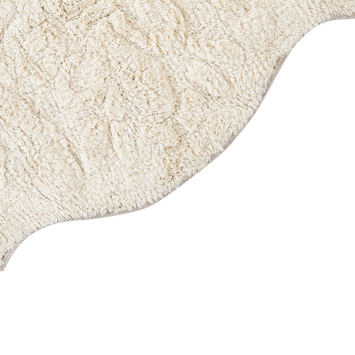 BADEMATTE Beige 150 x 60 cm Canbar - Beige, Textil (150/60cm) - Beliani