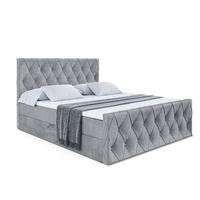 BOXBETT AMAY-Z - 140x200 cm - H3 - Grau - Grau, Holzwerkstoff (140/200cm) - ALTDECOR