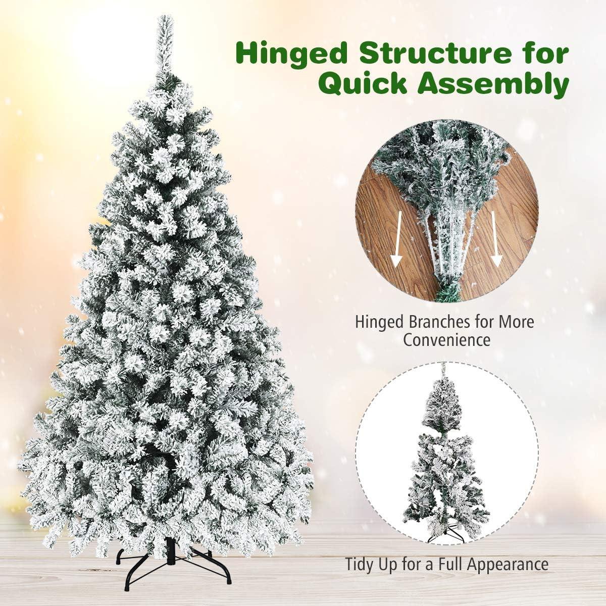 WEIHNACHTSBAUM Grün - Grün, Kunststoff (182cm) - COSTWAY